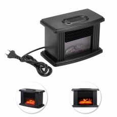 1000W Radiateur Électrique Cheminée D’Appoint Minuterie Télécommande Eu Plug – ChauffageHiver