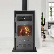 Poêle à bois MODERNA Vita Luxe 7.5 kW – ChauffageHiver