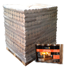 Pack de 5 bûches densifiées Crépito® – 30 cm – ChauffageHiver